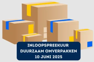 Inloopspreekuur duurzaam omverpakken